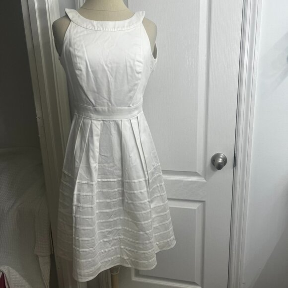 Calvin Klein White Dress Sz 4 - Picture 1 of 4